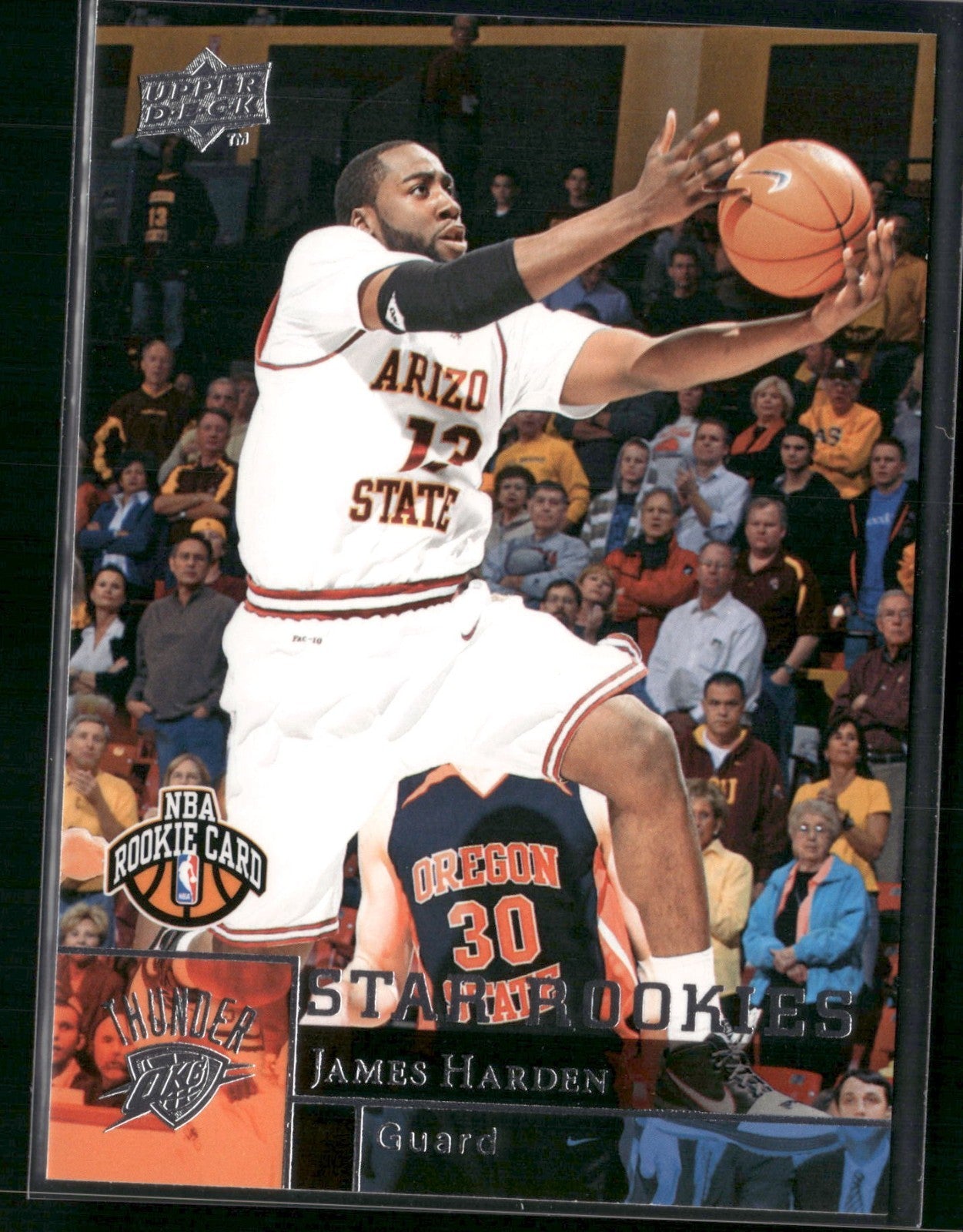 2009-10 Upper Deck #227 James Harden Star Rookies RC 